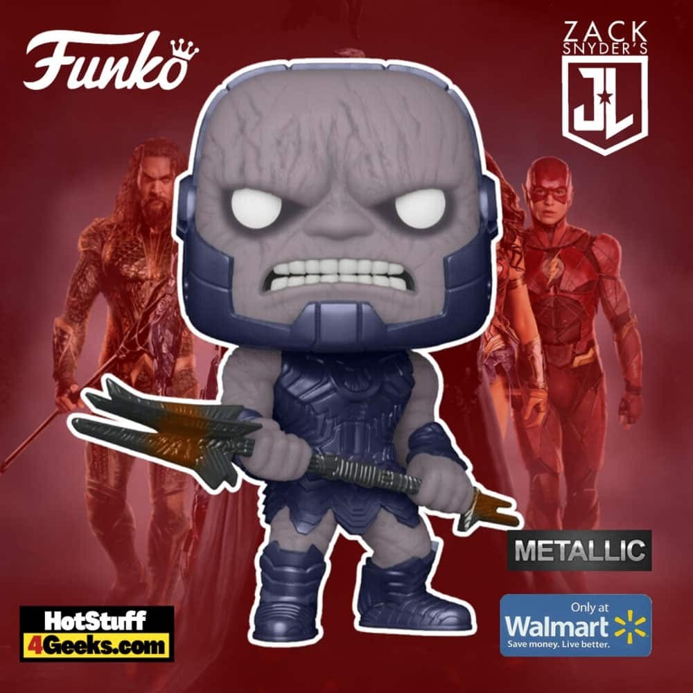 zack snyder's justice league metallic darkseid funko pop