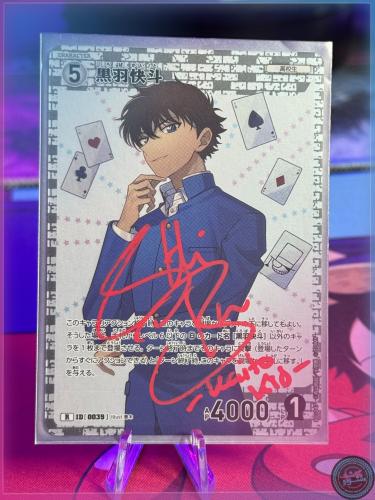 Detective Conan TCG Kaito Kuroba ID:0039 B01047P Signed by Griffin Burns