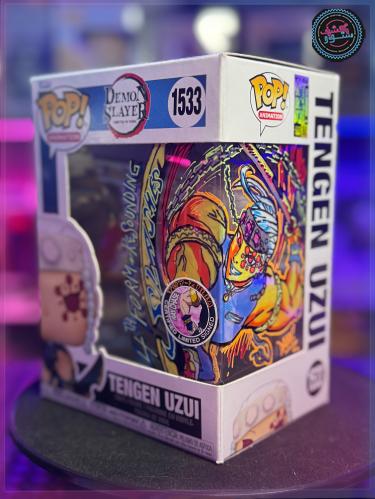 Funko Pop! Demon Slayer Tengen Uzui #1533 + Toyzilla CUSTOM art