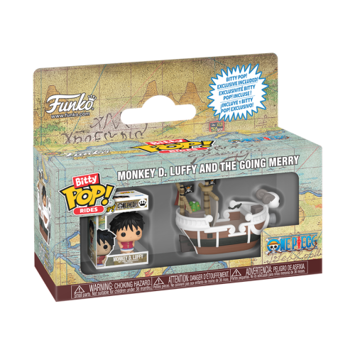 Funko One Piece Bitty Pop! Rides Monkey D. Luffy and the Going Merry