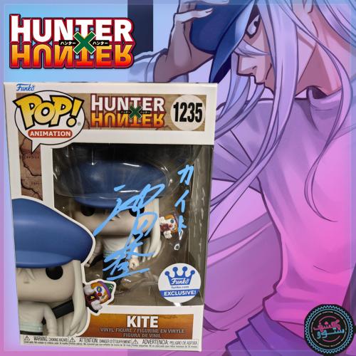 Funko Pop! Hunter X Hunter Kite #1235 Signed by Signed By JVA  With Quote Shūichi Ikeda