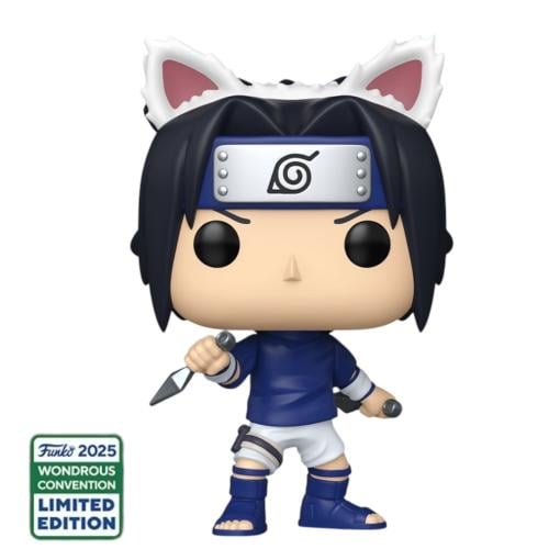 Funko Pop! Naruto Sasuke Uchiha Sasuke's Paw Encyclopedia (2025 WonderCon) #1940