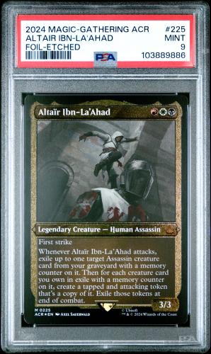 2024 MAGIC THE GATHERING ASSASSIN'S CREED #225 ALTAIR IBN-LA'AHAD FOIL-ETCHED