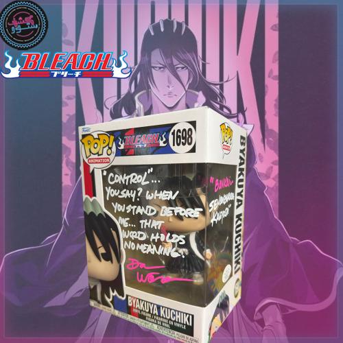 Funko pop: Bleach - Byakuya Kuchiki #1698 signed Dan Woren - COA