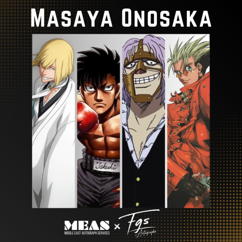 MASAYA ONOSAKA Signed Autograph Service