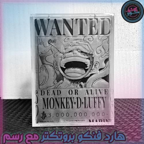 حامي بوبشيلد درع مخصص لفنكو بوب مع الرسم Custom PopShield Armor Funko POP Protector  Luffy Gear 5 One Piece