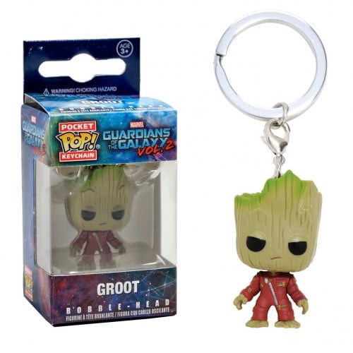 Funko Pocket Pop Keychain: Guardians of the Galaxy Vol. 2 - Groot Bobble-Head