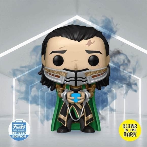 Funko pop Loki (Glow) - Avengers Endgame Funko shop Tom Hiddleston SIGNED w/ SWAU COA