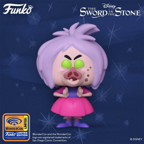 Funko Pop! The Sword in the Stone - Madam Mim with Pig Face #1037 (2021 Wondrous Convention Exclusive)