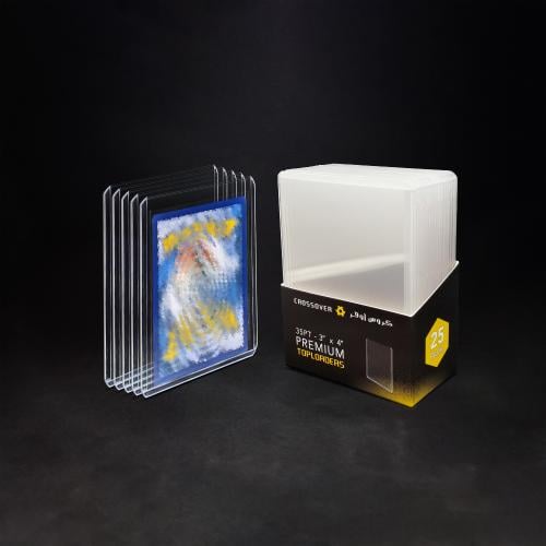 - card toploader توبلودرز لبطاقات التي سي جي - حزمة 25