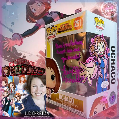 Funko Pop My Hero Academia Ochaco #251 Signed Luci...