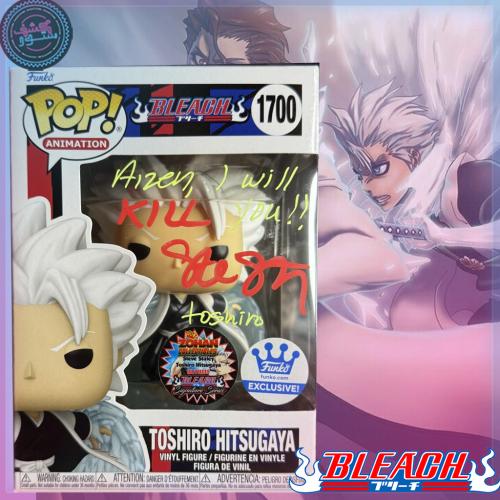Funko Pop! : Bleach - Toshiro Hitsugaya - Signed By Steve Staley With JSA COA