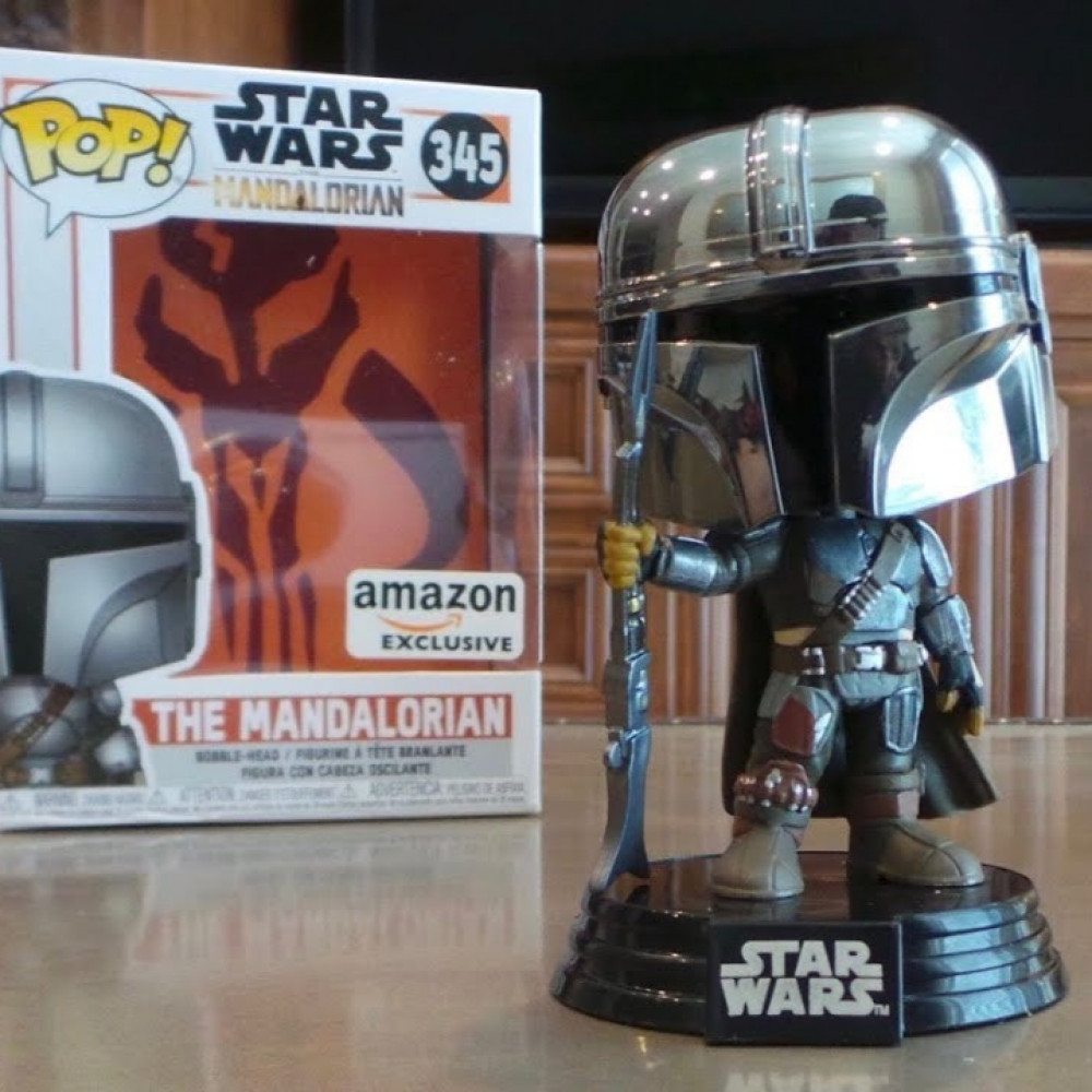 funko pop the mandalorian chrome