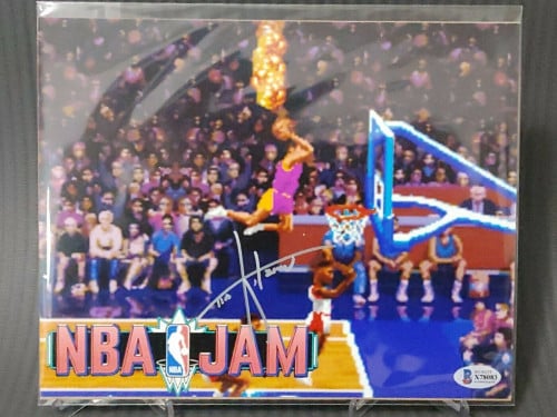 TIM KITZROW signed 8x10 Photo NBA JAM Announcer Video Game  Celebrity Autograph w/ COA