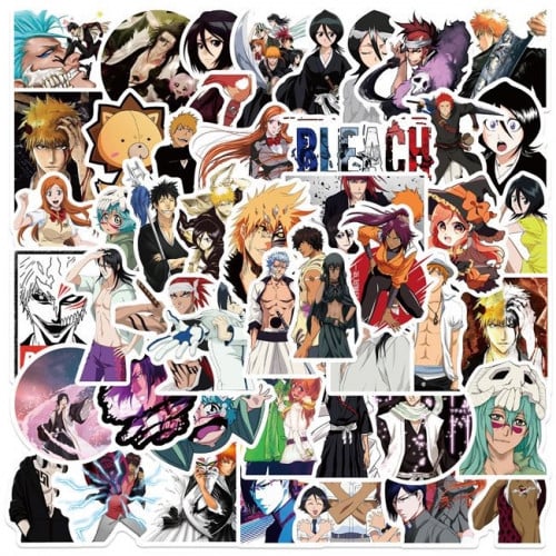 Anime BLEACH Sticker استكرات بليتش ( 10 حبات بالحظ...