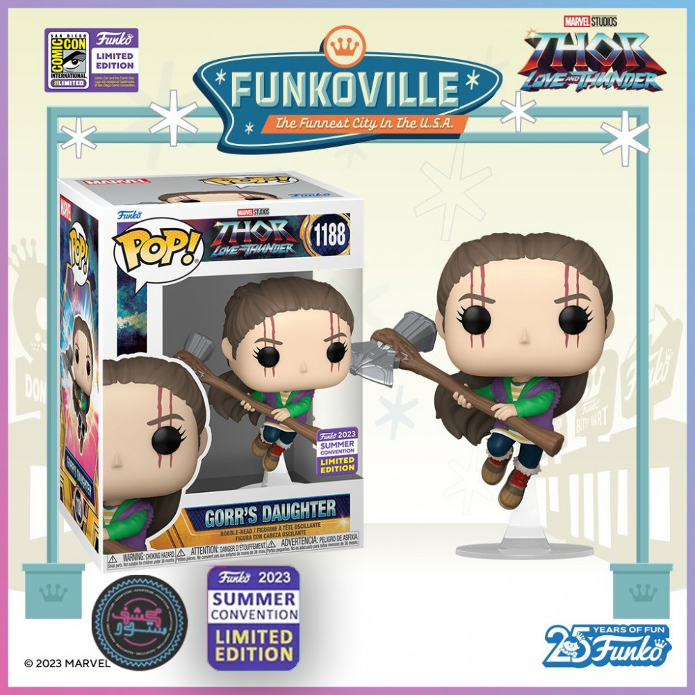 Gorr’s Dayghter shops Funko Pop!