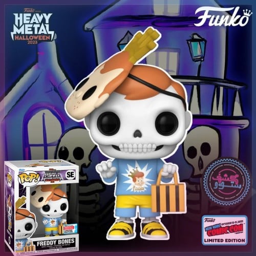 Funko Pop! Freddy Bones with Mask NYCC 2023