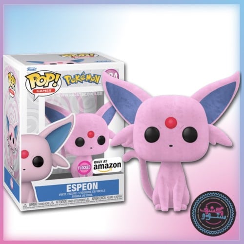 Funko Pop! Pokémon - Espeon (Flocked) #884 Amazon Exclusive