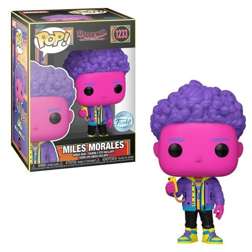 Funko POP Vinyl - Marvel - Spider-Man - Miles Morales - #1233 - Blacklight