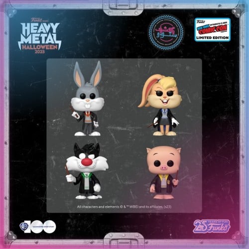 Funko Pop! Looney Tunes Warner Bros X Harry Potter NYCC 2023 Exclusive (Set of 4 )