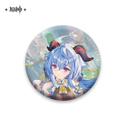 Genshin Impact Chara Tin Badge Ganyu