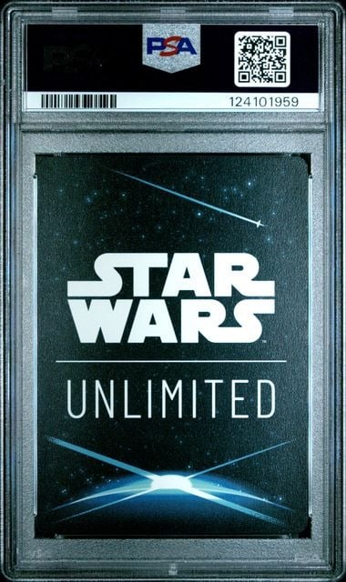 PSA 2025 STAR WARS: UNLIMITED LEGENDS OF THE FORCE #1111 BAYLAN SKOLL PRESTIGE-FOIL