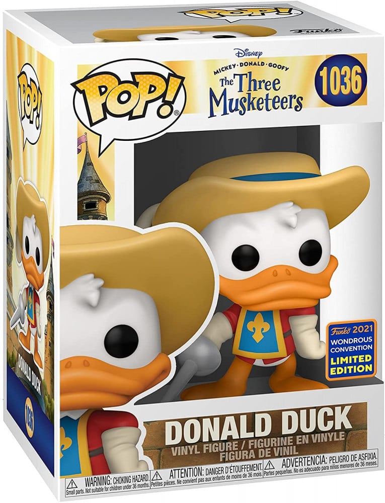 Funko Pop! Disney: The Three Musketeers - Donald Duck, 2021 