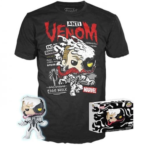 Funko Pop! & Tee: Marvel: Anti-Venom