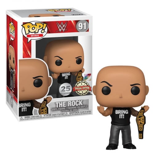 Funko POP WWE: The Rock w/Championship Belt