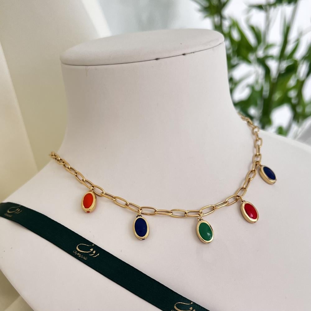 عقد ذهب عيار18-4049