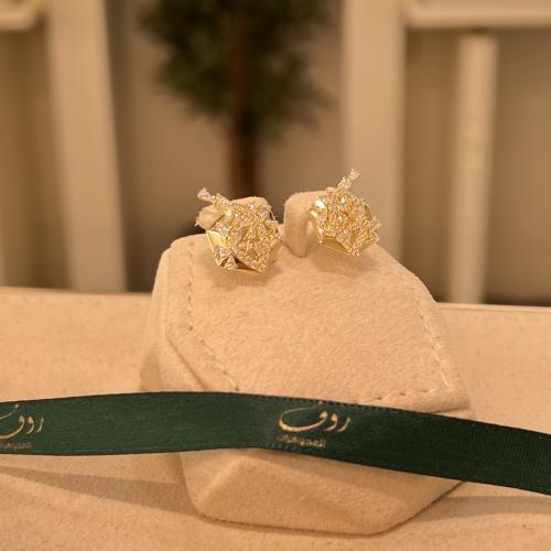 حلق ذهب عيار18-5301