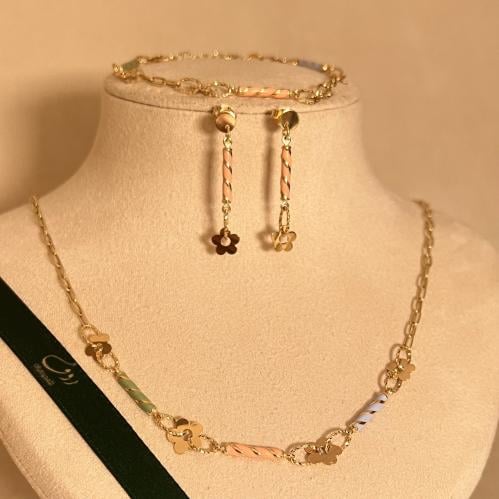 طقم بدون خاتم ذهب عيار18-5320