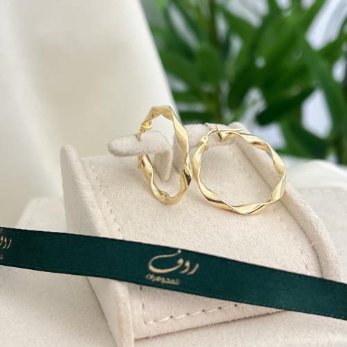 حلق ذهب عيار18–4589