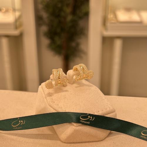 حلق ذهب عيار18-5299