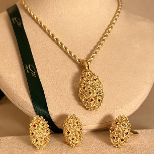 نص طقم ذهب عيار18-5329