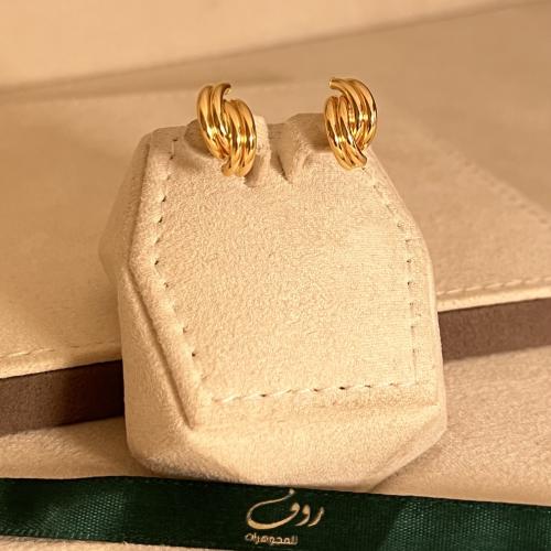 حلق ذهب عيار18-5377