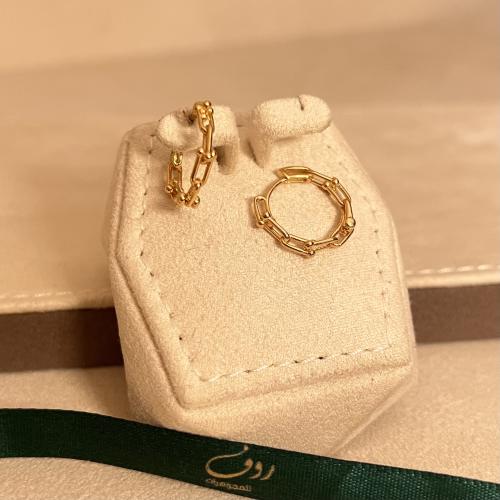 حلق ذهب عيار18-5511