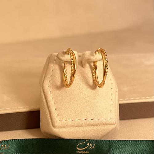 حلق ذهب عيار18-5516