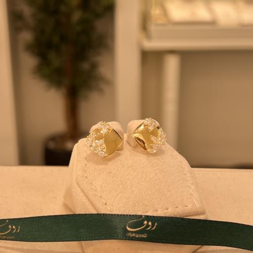 حلق ذهب عيار18-5304