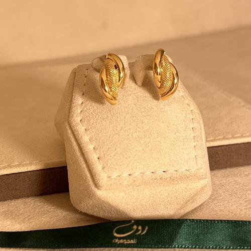 حلق ذهب عيار18-5374