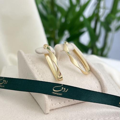 حلق ذهب عيار18–4590