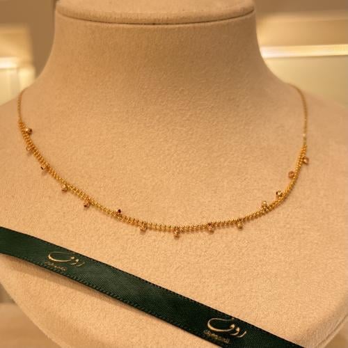 عقد ذهب عيار21(43سم)-5310