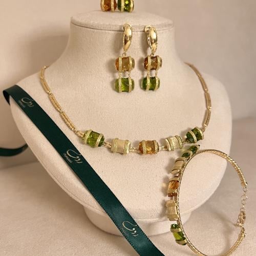 طقم ذهب براند(Daniela Coaro)عيار18–5574