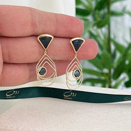 حلق ذهب براند(Daniela Coaro)عيار18–4636