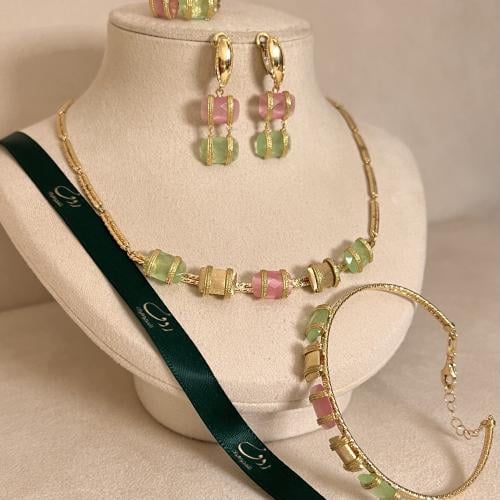 طقم ذهب براند(Daniela Coaro)عيار18–5575