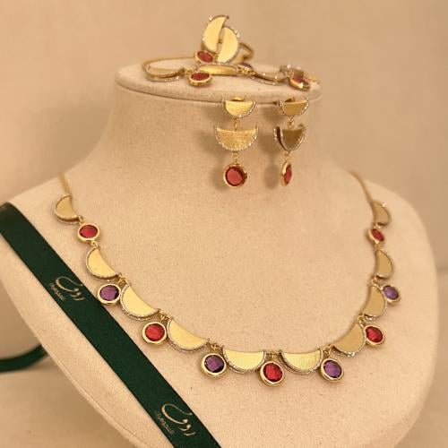 طقم ذهب براند(Daniela Coaro)عيار18–5559