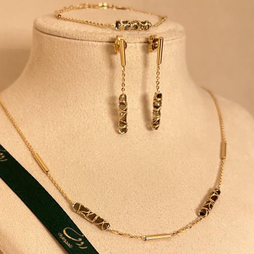 طقم بدون خاتم ذهب عيار18–5549