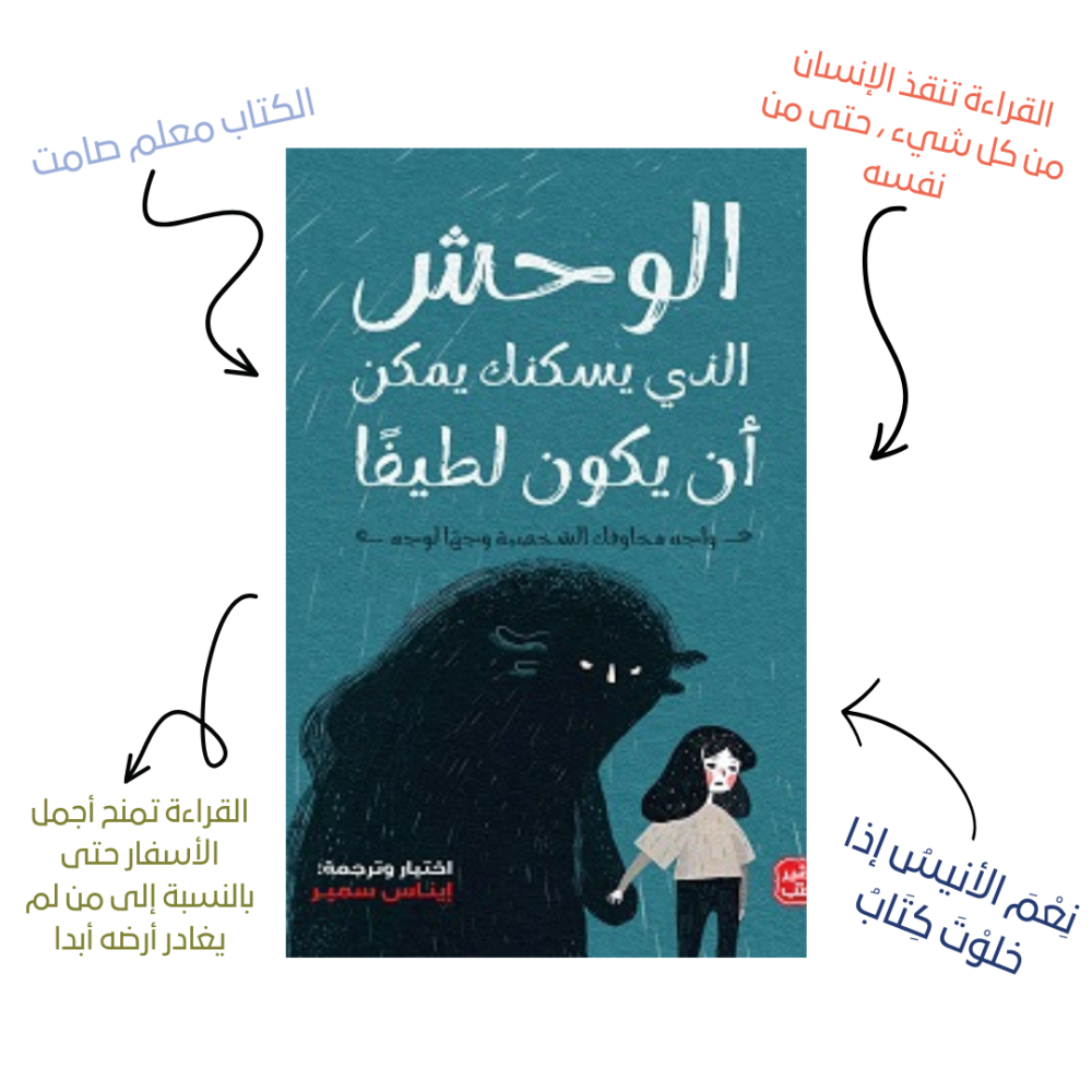 الوحش الذي يسكنك يمكن أن يكون لطيفًا - إيناس سمير