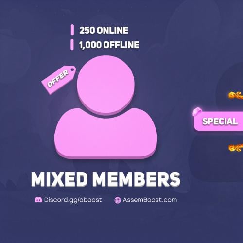 عرض : 250 عضو اونلاين + 1000 اعضو اوفلاين