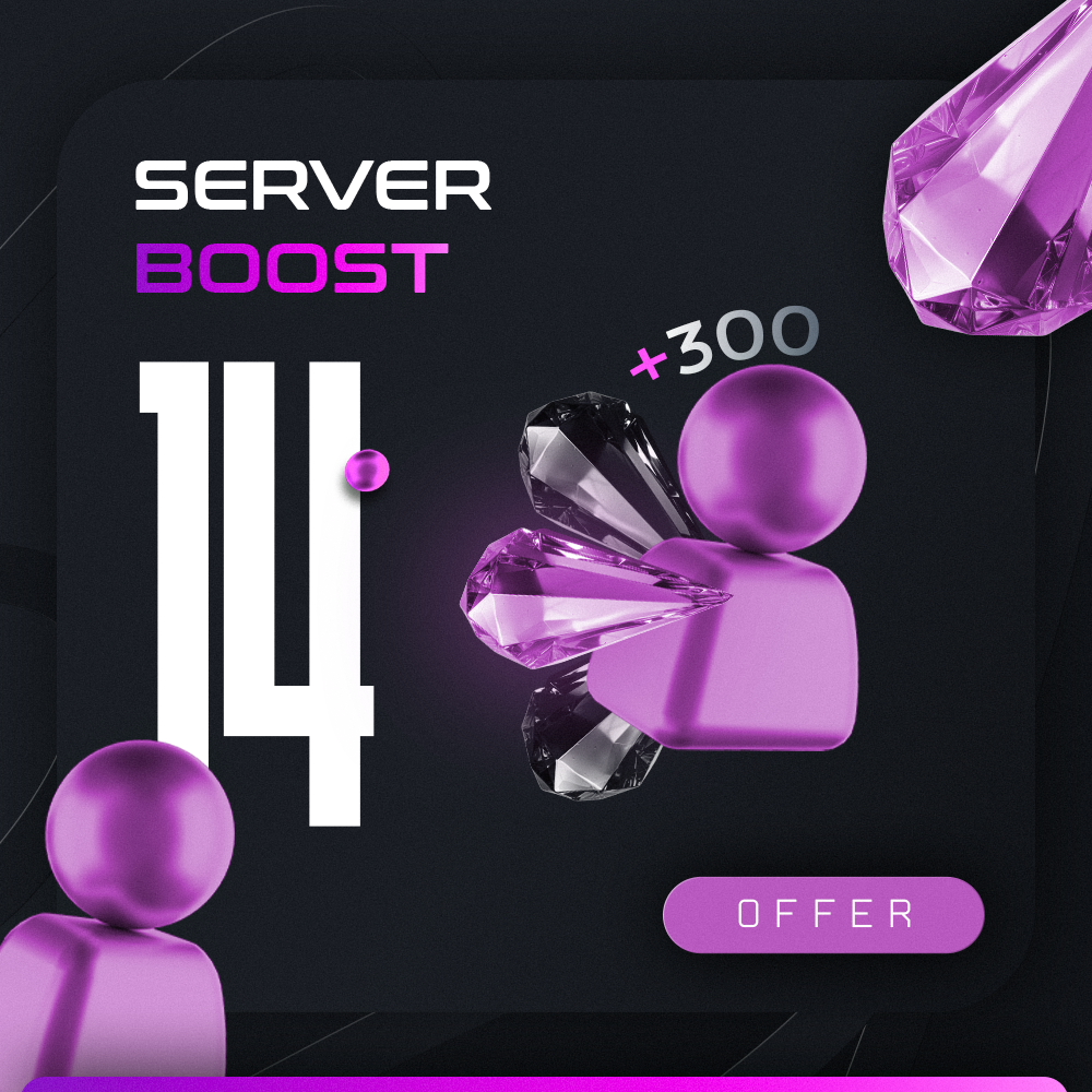 14 بوست - 3 شهور + 300 عضو اونلاين